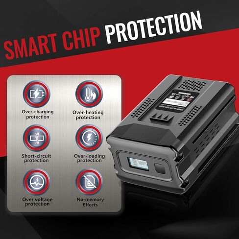 【مع شاشة LCD】 استبدال البطارية الفعلية 3.5 أمبير في الساعة لبطارية Snapper XD 82V Briggs & Stratton 1760266 1760265 1760966 بطارية ليثيوم أيون عالية السعة BSB2AH82 / BSB4AH82 / BSB5AH82 【فقط من أجل Snapper】 in Kuwait