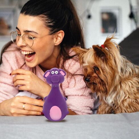 ألعاب الجراء، أفضل مستلزمات الحيوانات الأليفة، لعبة للكلاب ذات صرير للسلالات الصغيرة والمتوسطة والكبيرة، ألعاب للكلاب من اللاتكس على شكل فيل مع أداة صرير ناعمة، ممتعة للجراء الداخلية، لا تسبب فوضى في المضغ واللعب التفاعلي in Kuwait