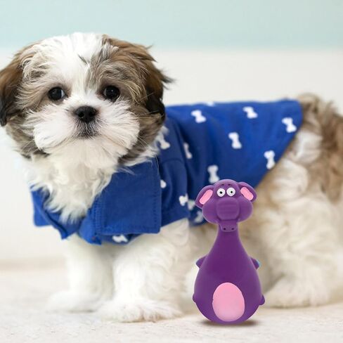 ألعاب الجراء، أفضل مستلزمات الحيوانات الأليفة، لعبة للكلاب ذات صرير للسلالات الصغيرة والمتوسطة والكبيرة، ألعاب للكلاب من اللاتكس على شكل فيل مع أداة صرير ناعمة، ممتعة للجراء الداخلية، لا تسبب فوضى في المضغ واللعب التفاعلي in Kuwait