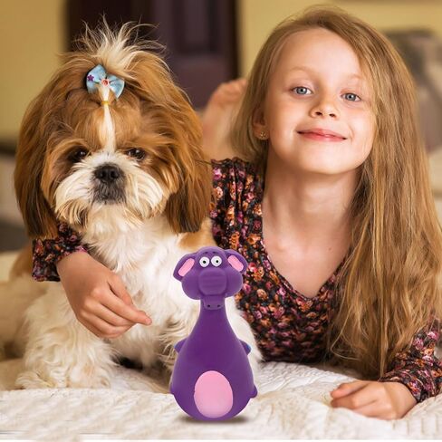 ألعاب الجراء، أفضل مستلزمات الحيوانات الأليفة، لعبة للكلاب ذات صرير للسلالات الصغيرة والمتوسطة والكبيرة، ألعاب للكلاب من اللاتكس على شكل فيل مع أداة صرير ناعمة، ممتعة للجراء الداخلية، لا تسبب فوضى في المضغ واللعب التفاعلي in Kuwait