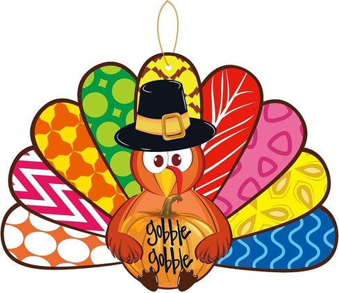 Turkey Wooden Door Hanger Thanksgiving Signs Decor Thanksgiving Door Decorations Gobble Gobble Door Sign Thanksgiving Door Wreath Thanksgiving Wreath for Front Door in Saudi Arabia