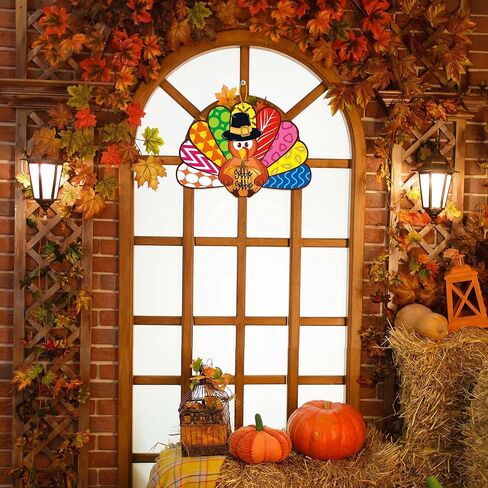 Turkey Wooden Door Hanger Thanksgiving Signs Decor Thanksgiving Door Decorations Gobble Gobble Door Sign Thanksgiving Door Wreath Thanksgiving Wreath for Front Door in Saudi Arabia