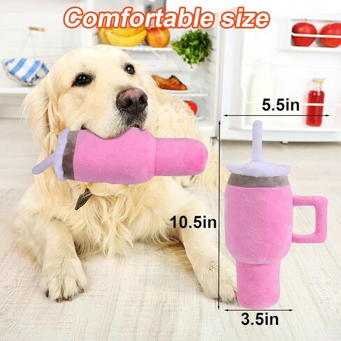 BABORUI Active Moving 2 in 1 Interactive Dog Toys, Tumbler Jumping Squeaky Dog Toys to Keep Them Busy, Plush Toy with Recording and Music Modes for Small/Medium/Large Dogs in Kuwait