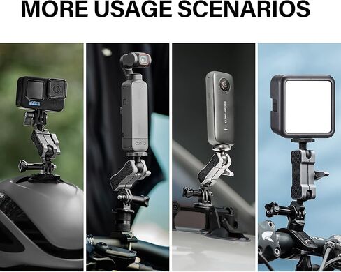 تومات ذراع تثبيت كاميرا اكشن من الالومنيوم مع فتحة برغي 1/4 لدي جيه اي اكشن 2 جيب in Kuwait