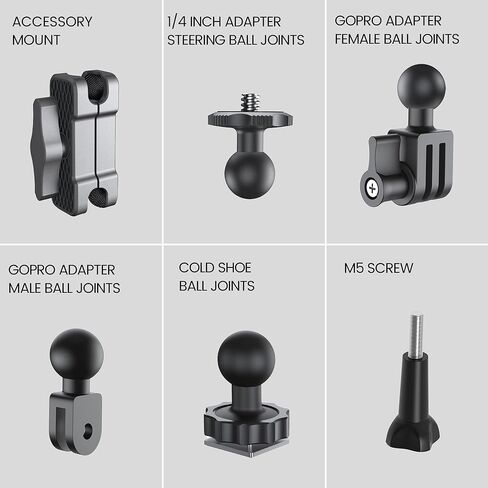تومات ذراع تثبيت كاميرا اكشن من الالومنيوم مع فتحة برغي 1/4 لدي جيه اي اكشن 2 جيب in Kuwait