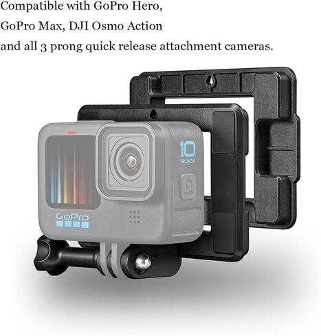 Pikioraz Magnetic Action Camera Mount for Gopro, Super Magnetic Mount Accessories Compatible with GoPro DJI Osmo and Most Action Cameras, Magnetic Chest Mount for Hero in Kuwait