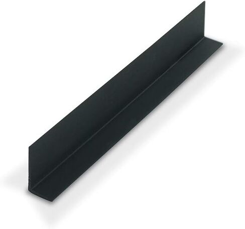 Outwater Plastics 1920-Bk Black 1 Inch X 1/2 Inch X 3/64 (.04) Inch Thick Styrene Angle Plastic Angle Moulding 46 Inch Lengths (Pack of 3) in Saudi Arabia