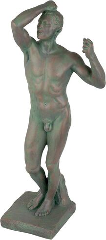 Design Toscano The Bronze Age Nude Male Statue (1877) 21 Inches in Saudi Arabia