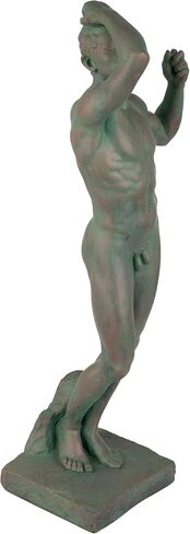 Design Toscano The Bronze Age Nude Male Statue (1877) 21 Inches in Saudi Arabia