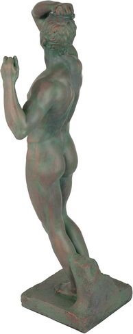Design Toscano The Bronze Age Nude Male Statue (1877) 21 Inches in Saudi Arabia