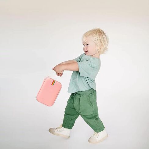 حافظة كاميرا Leayjeen متوافقة مع Agoigo/PROGRACE/Orlife/BRYSETEN والمزيد من الأطفال لعبة كاميرا فيديو رقمية مقاومة للماء - هدايا عيد ميلاد للفتيات والأولاد (الجراب فقط) - وردي in Kuwait