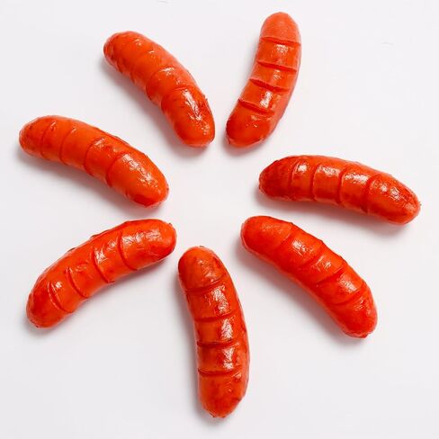 Bbiamsleep 7 قطع اصطناعية نابضة بالحياة هوت دوج محاكاة هوت دوج مظهر واقعي فو هوت دوج وهمية السجق نموذج الغذاء الاصطناعي للمطبخ ديكور المنزل الطرف عينة الدعائم التصوير الفوتوغرافي in Kuwait