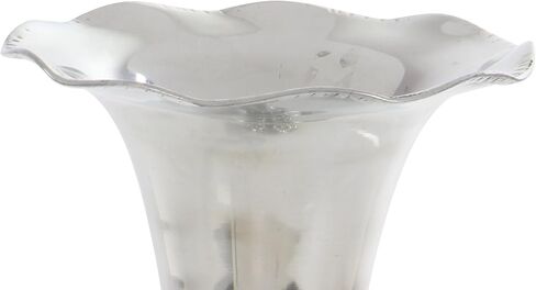 The Novogratz Aluminum Flute Shaped Vase, 8" x 8" x 22", Silver in Kuwait