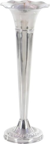 The Novogratz Aluminum Flute Shaped Vase, 8" x 8" x 22", Silver in Kuwait
