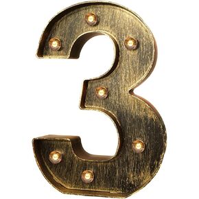 LED Marquee Letter Lights Vintage Style Light Up 26 Alphabet Letter Signs for Wedding Birthday Party Christmas Home Bar Cafe Initials Decor （S）