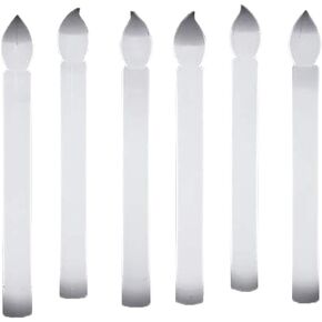 CB Church Supply Candlelight Service Glow Stick Vigil Candles by Will & Baumer, 12-Count, White