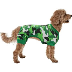 Dog Pajamas Small Cat PJs for Small Dogs Soft Material Stretchable Puppy Jersey Pajama Medium Size Pet Jumpsuit