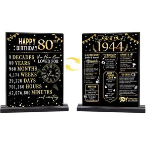 55th Birthday Party Decoration, Black Gold Back in 1969 Table Sign with Base Plate, 55 Year Old Birthday Party Supplies, Vintage 1969 Display Holder Table Decorations for Men Women in Kuwait