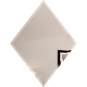 مرآة ماسية بدون إطار مقاس 22 بوصة × 34 بوصة، حافة مشطوفة 1 بوصة مع خطافين in Kuwait