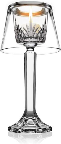 Godinger Candle Holder Lamp, Crystal Candle Holder, Tea Light Holder, Candlestick Holder, Votive Candle Holder, Home Decor - Dublin Collection in Saudi Arabia