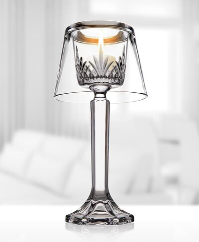 Godinger Candle Holder Lamp, Crystal Candle Holder, Tea Light Holder, Candlestick Holder, Votive Candle Holder, Home Decor - Dublin Collection in Saudi Arabia