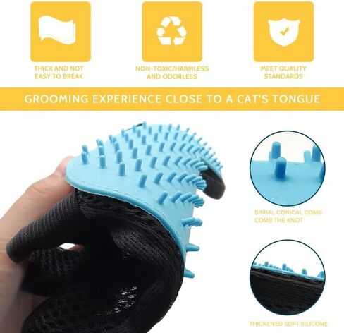 Zimpty Pro Pet Hair Remover - Lint Roller Fur Remover with Self-Cleaning Base, Portable Pet Hair Roller & Reusable Lint Scraper-Carpet Scraper and Pet Grooming & Brushes Gloves for Gentle Shedding in Kuwait