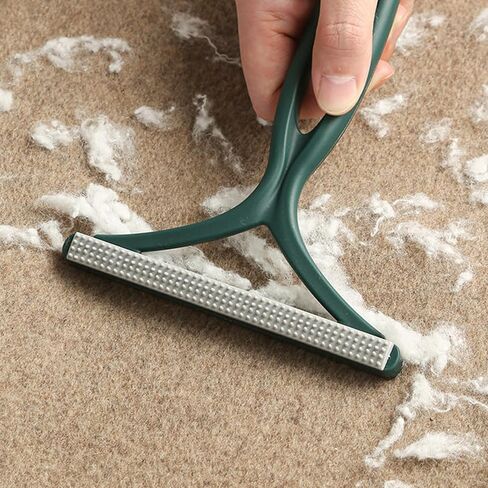 Zimpty Pro Pet Hair Remover - Lint Roller Fur Remover with Self-Cleaning Base, Portable Pet Hair Roller & Reusable Lint Scraper-Carpet Scraper and Pet Grooming & Brushes Gloves for Gentle Shedding in Kuwait