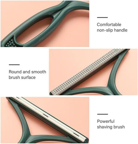 Zimpty Pro Pet Hair Remover - Lint Roller Fur Remover with Self-Cleaning Base, Portable Pet Hair Roller & Reusable Lint Scraper-Carpet Scraper and Pet Grooming & Brushes Gloves for Gentle Shedding in Kuwait