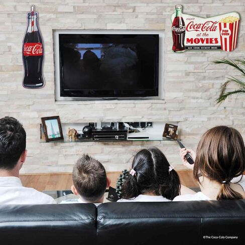 Open Road Brands Coca-Cola Catch The Wave Surfboard Wood Wall Decor - Large Beachy Coca-Cola Wall Art in Saudi Arabia