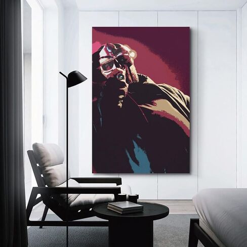 MF DOOM Poster Hip-hop Rapper Poster Art Canvas for Bedroom Decor 12x18inch(30x45cm) Style-5 in Saudi Arabia
