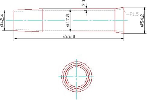 حشوات صنارة الصيد المصنوعة من مادة PVC المقاومة للأشعة فوق البنفسجية من Milky Ocean - متانة فائقة وتصميم سهل الاستخدام - مثالية للتطبيقات البحرية - حجم مثالي (معرف 1-5/8 بوصة، طول 9 بوصة) - عبوة قيمة رائعة مكونة من قطعتين in Kuwait