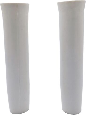 حشوات صنارة الصيد المصنوعة من مادة PVC المقاومة للأشعة فوق البنفسجية من Milky Ocean - متانة فائقة وتصميم سهل الاستخدام - مثالية للتطبيقات البحرية - حجم مثالي (معرف 1-5/8 بوصة، طول 9 بوصة) - عبوة قيمة رائعة مكونة من قطعتين in Kuwait