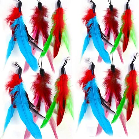 7 قطع عصا قابلة للسحب ولعبة رأس بديلة، ألعاب قطط تفاعلية معلقة للقطط في الأماكن المغلقة والقطط الصغيرة تلعب المطاردة والتمرين العقلي الممتع للقطط الصغيرة in Kuwait