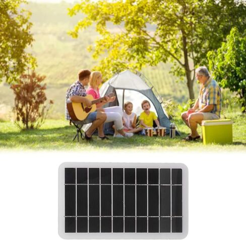 CHICIRIS 5V 2W USB شاحن لوحة شمسية، لوحة شمسية صغيرة، 5V 2W USB شاحن لوحة شمسية محمول في الهواء الطلق لوحة للطاقة الشمسية بنك الطاقة للتخييم والمشي لمسافات طويلة in Kuwait