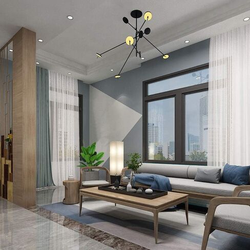 نباتات صناعية بطول 81.28 سم أوراق شجرة الموز المزيفة مع سيقان طائر الجنة الصناعي وشجرة النخيل المقلدة وأوراق السعفة الخضراء الاستوائية وزهور الغابة والشاطئ وحفلات المنزل والحديقة in Kuwait