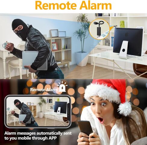 YYCAMUS Hidden Camera Spy Camera USB Secret Camera Mini Cam Home Security Room Camera WiFi Nanny Cam with Phone APP, 1080P Motion Detection Free Rotation Angle Small Video Camera Pet Nanny Camera in Kuwait