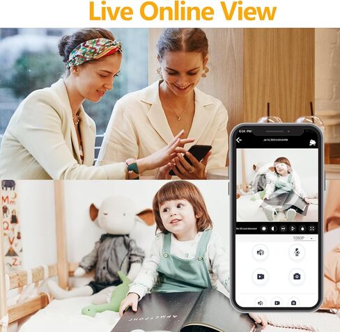 YYCAMUS Hidden Camera Spy Camera USB Secret Camera Mini Cam Home Security Room Camera WiFi Nanny Cam with Phone APP, 1080P Motion Detection Free Rotation Angle Small Video Camera Pet Nanny Camera in Kuwait