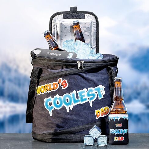 Soft Cooler for Travel World's Coolest DAD Cooler Bag with Can Cooler & Bottle Opener, Small Cooler Bag, Soft Coolers, Mini Cooler, Beach Cooler Bag, Soft Cooler Bag in Kuwait