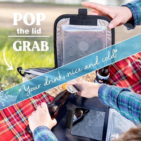 Soft Cooler for Travel World's Coolest DAD Cooler Bag with Can Cooler & Bottle Opener, Small Cooler Bag, Soft Coolers, Mini Cooler, Beach Cooler Bag, Soft Cooler Bag in Kuwait