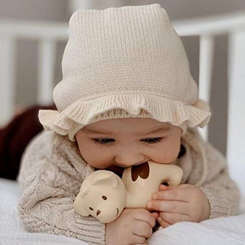 خشخشة مطاطية طبيعية للجراء ماي فيرست فارم تيكيري (بني) in Kuwait