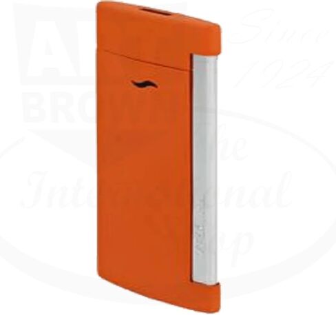 شارع. Dupont Slim 7 ولاعة باللون البرتقالي غير اللامع in Kuwait