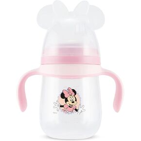 Disney Sippy Cups for Toddlers, Learner Sippy Cups for Kids with Pacifier, BPA-Free Trainer Cup with Handles, Leak-Proof Minnie Mouse and Mickey Mouse Sippy Cups, Perfect Unisex Gift for Children