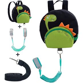 حقائب ظهر 4 في 1 للأطفال الصغار مع سوار معصم مضاد للفقد للأطفال (فرس النهر) in Kuwait