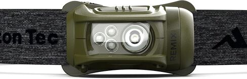 Princeton Tec Remix 450 Lumen Maxbright & Ultrabright White/Red LED Headlamp, IPX4 Water Resistance, Essential for Hiking, Camping, Hunting, Fishing, Running, & Safety Preparedness, Green in Saudi Arabia