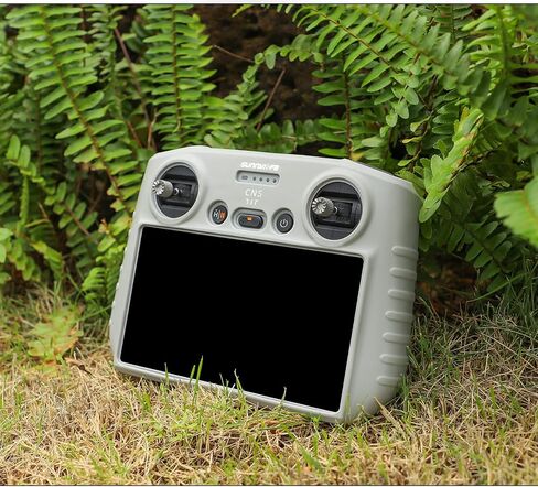 Controller Protective Cover Silicone Case with Sun Hood Sunshade Accessories for Mini 3 Pro DJI RC (Grey-Without Hood) in Kuwait