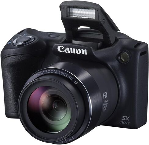 كاميرا Canon PowerShot SX410 IS 20.0 ميجابكسل رقمية مع تكبير بصري 40x (24؟960 مم) وعدسة واسعة الزاوية 24 مم، وشاشة LCD 3.0 بوصة وفيديو عالي الدقة 720 بكسل (متجدد) in Kuwait