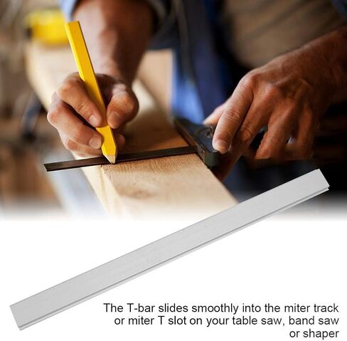 Track Slot Miter, Aluminum Alloy T-Track Slide Slab,T Fixture Slot Woodworking Tool, High Strength, Durable In Use,for Routers, Band Saws, Drill Presses (200mm) in Saudi Arabia