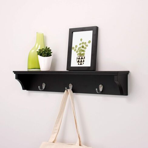 nexxt Finley Wall Shelf with 3 Metal Hooks in Saudi Arabia
