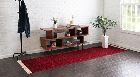 Rugs.com Bokhara Collection Rug – 5' x 8' Red Low Rug Perfect for Bedrooms, Dining Rooms, Living Rooms in Saudi Arabia