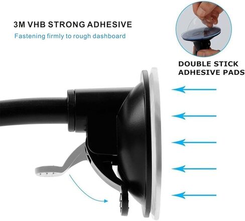 8 عبوات ميتريد عصا على الوجهين شديدة التحمل قرص لاصق لاصق لاصق لاصق لاصق لكوب تثبيت خطاف على لوحة التابلوت، لكاميرا شاومي شاومي شاومي شاومي واي جوبرو وجي بي اس سات كاميرا 70 مم in Kuwait